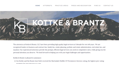Desktop Screenshot of kottkeandbrantz.com